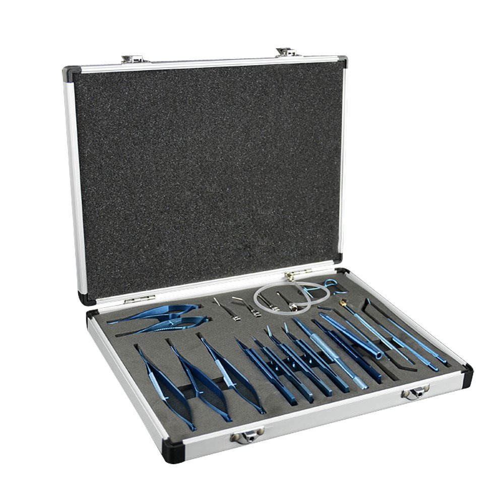Reusable Cataract Eye Micro Surgery Set (21 pcs)